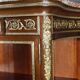 Mahogany Showcase, Transition Louis XV Louis XVI style – 1900
