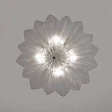Mid-Century Modern “Margherita” Murano Glass Ceiling Light
