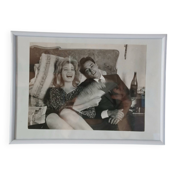 Alain delon et monica vitti photo argentique