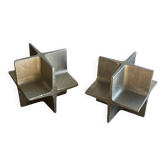Bookends Carl Auböck III — model 5403, set of two