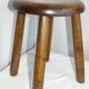 Vintage 1950s pine mountain stool