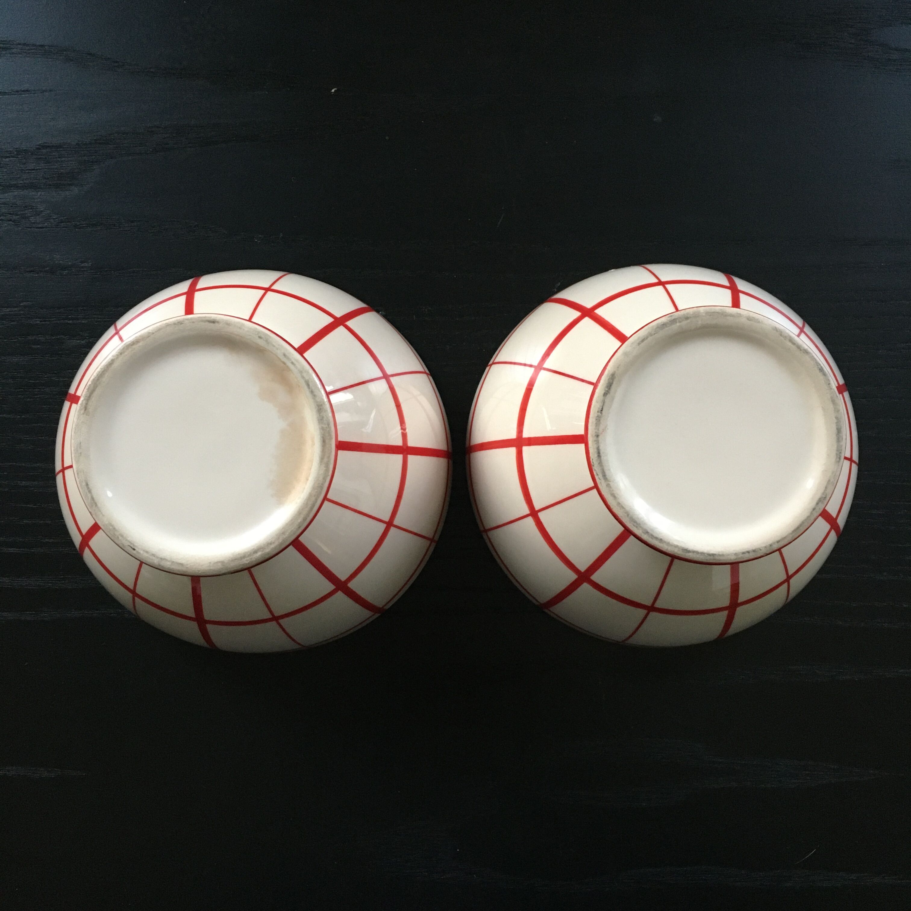 Pair of large bowls