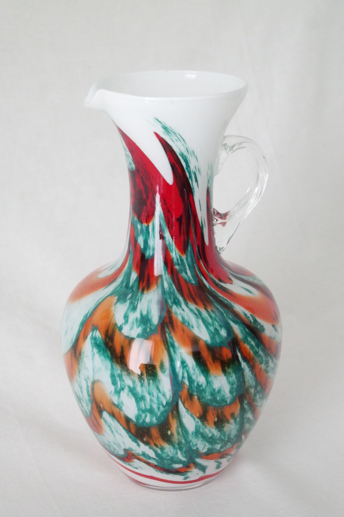 Vase vintage opaline Carlo Moretti