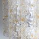 Gold metal and Murano glass wall light by DORIA, 1970s.