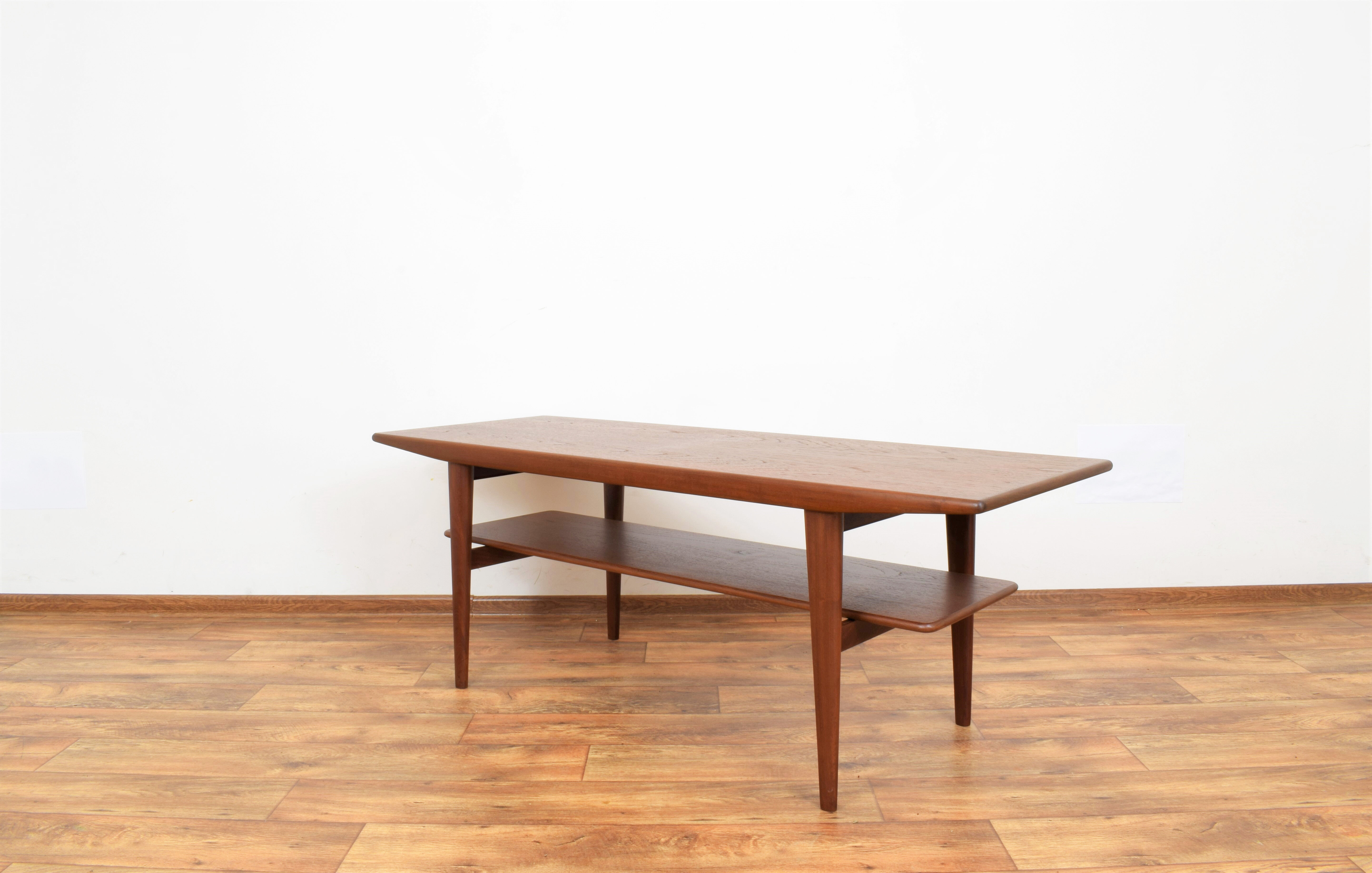 Mid-Century Danish Teak Coffee Table, 1960s