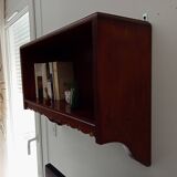 Vintage solid oak wall shelf