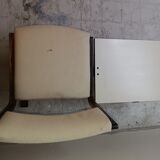 Chair + table on beam vintage 80s