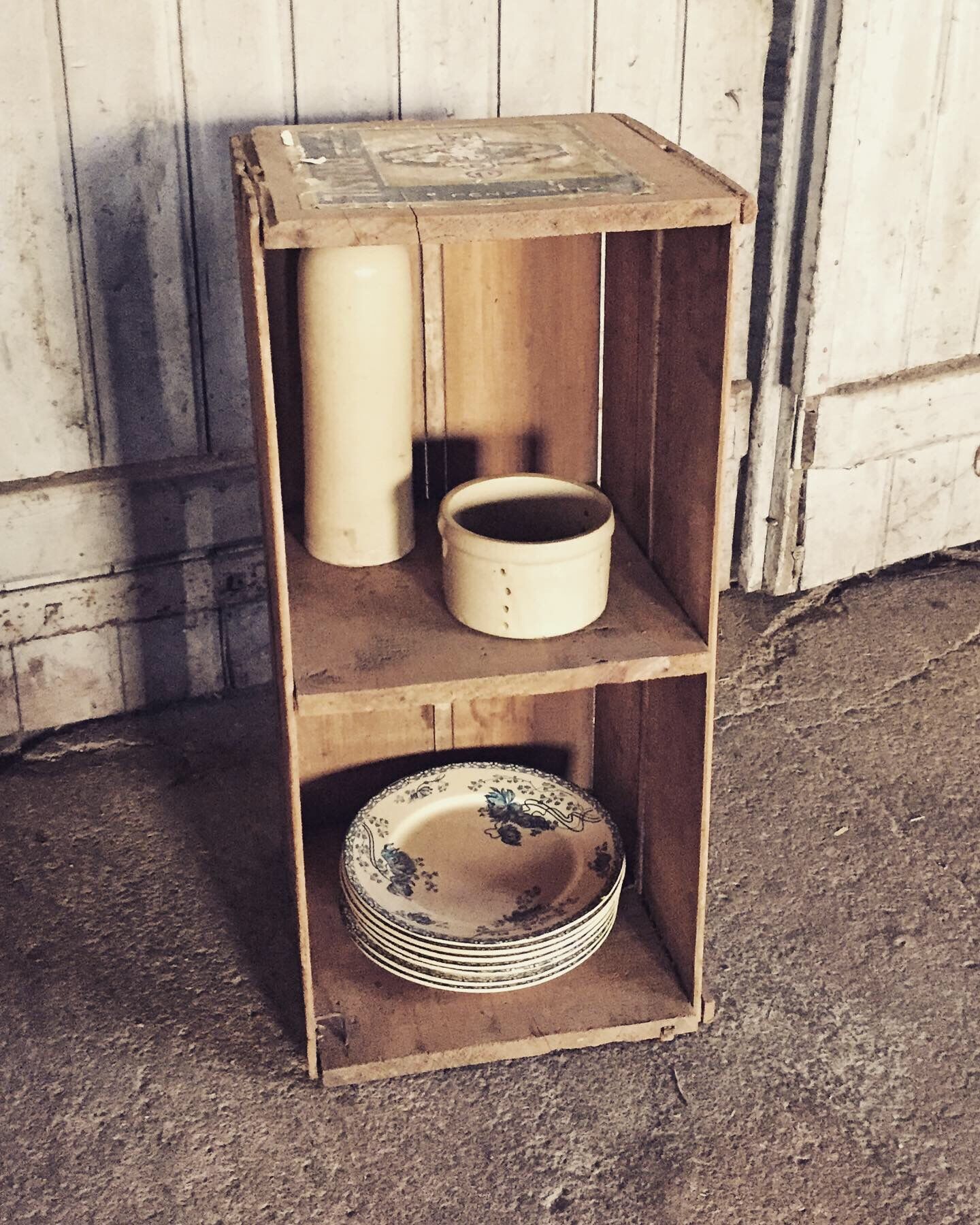 Wooden case "oranges of Brazil"