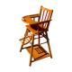 Chaise haute enfant bois vintage transformable table