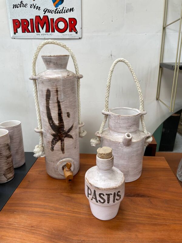 Service à pastis et orangeade Vallauris