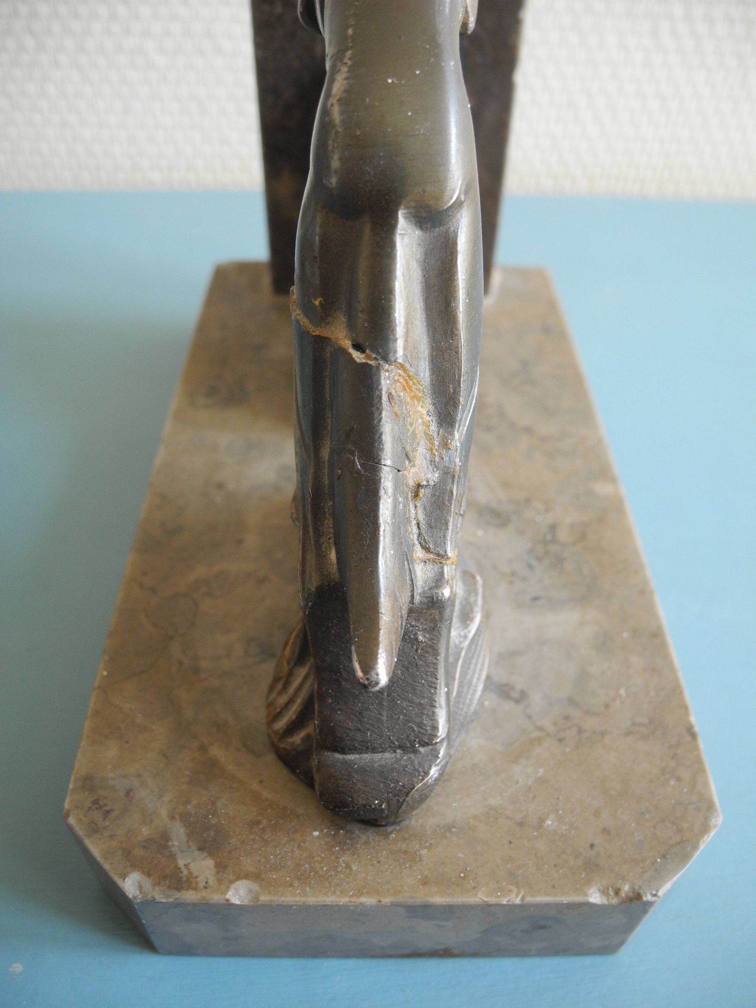 pair of art deco greyhound bookends bronze marble antique pair of bookends