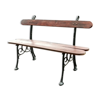 Banc de jardin ancien pieds en fonte