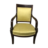 Fiddleheads restaurant Empire armchair