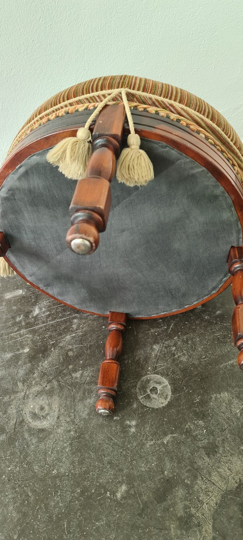 Armchair and ottoman