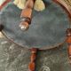 Fauteuil et pouf