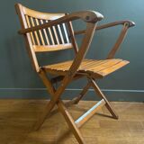 Folding armchair made in Italy stamped Reguitti