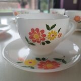 6 cups and 8 Arcopal sub-cups