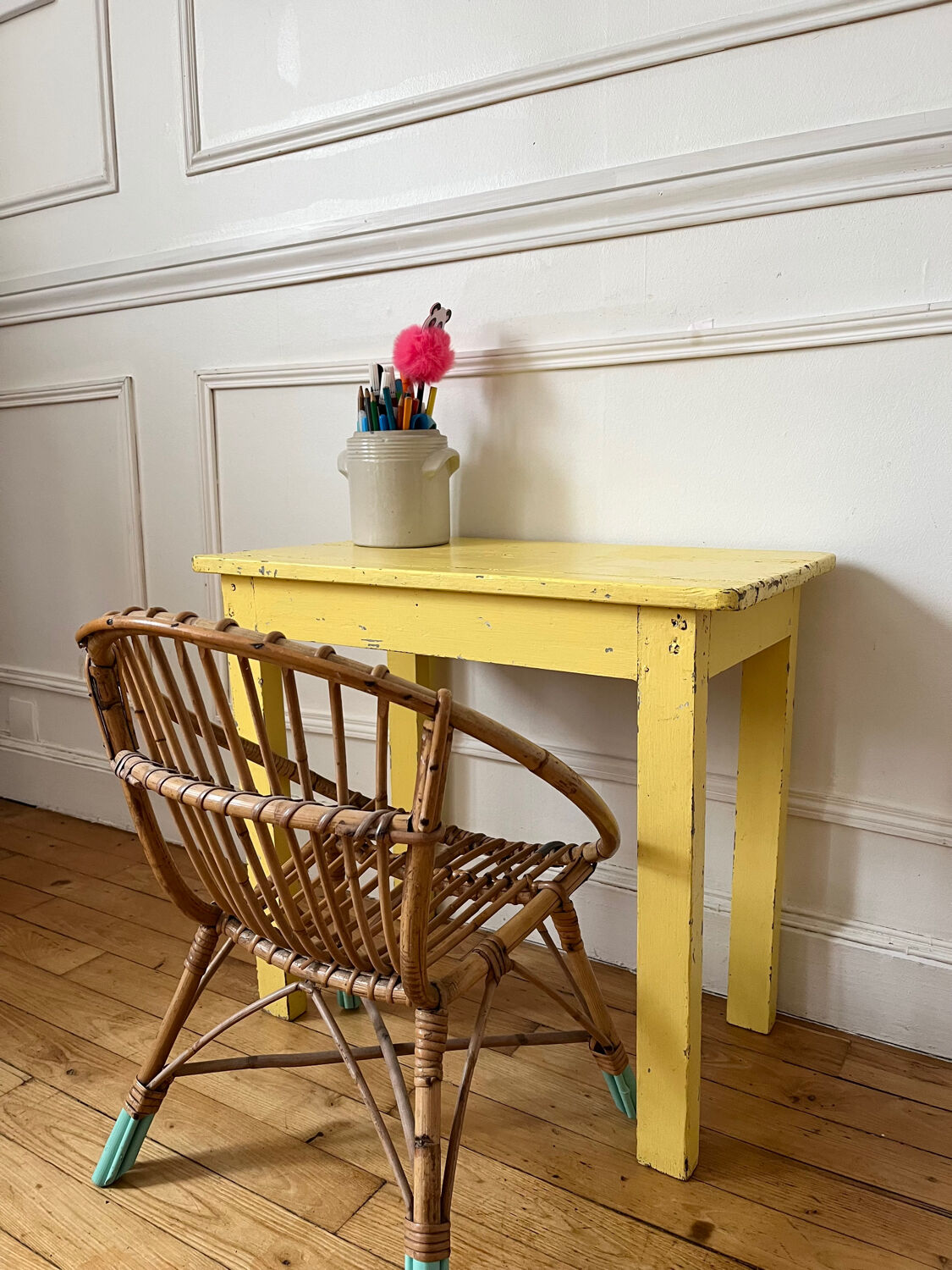 Children's desk and armchair set