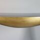 Table console en acier laqué vintage postmoderne par Bucciarelli Milano