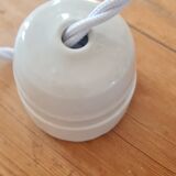 Pendant lamp in enamelled sheet metal 1950