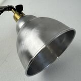 Pair of antique "beunza" workshop wall lights