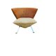 Giorgio Saporiti Post Modern Jada Slipper Chairs, very rare two-tone model, 1970s