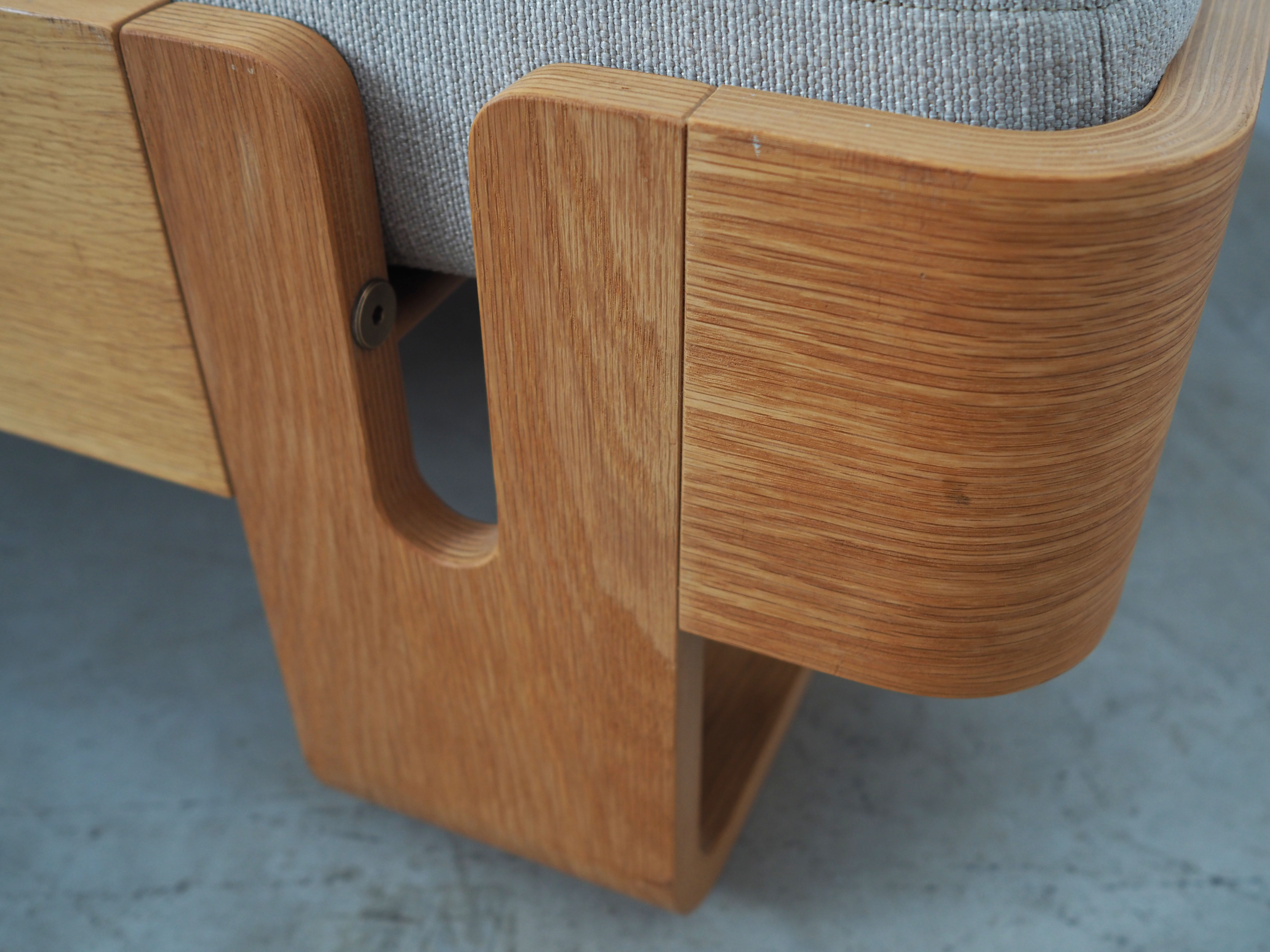 Oak daybed, Danish design, 1970s, production: Denmark