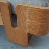 Oak daybed, Danish design, 1970s, production: Denmark