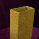 Geometric Twin-Column Ceramic Vase Space Age, Italy 1970