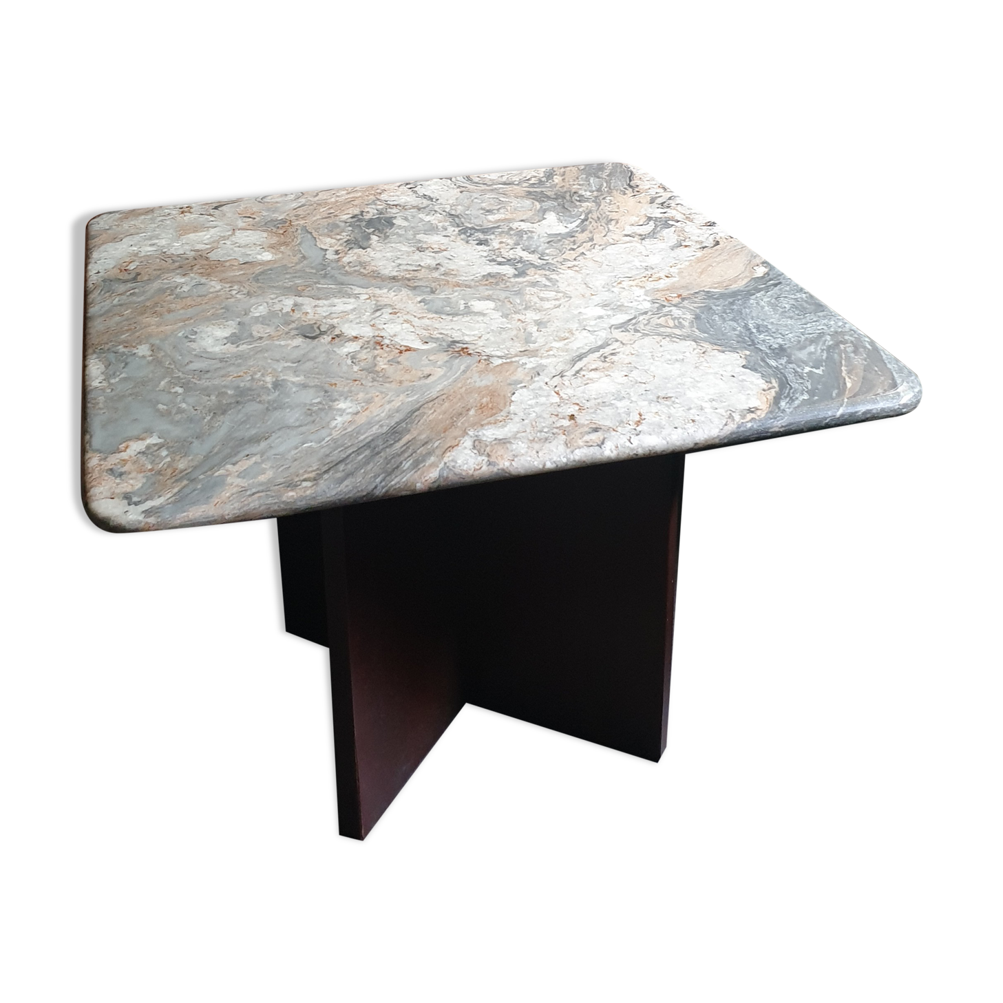 Vintage coffee table in italian marble 80s