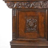 Brown oak sideboard, 1890s