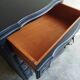 Vintage black chest of drawers