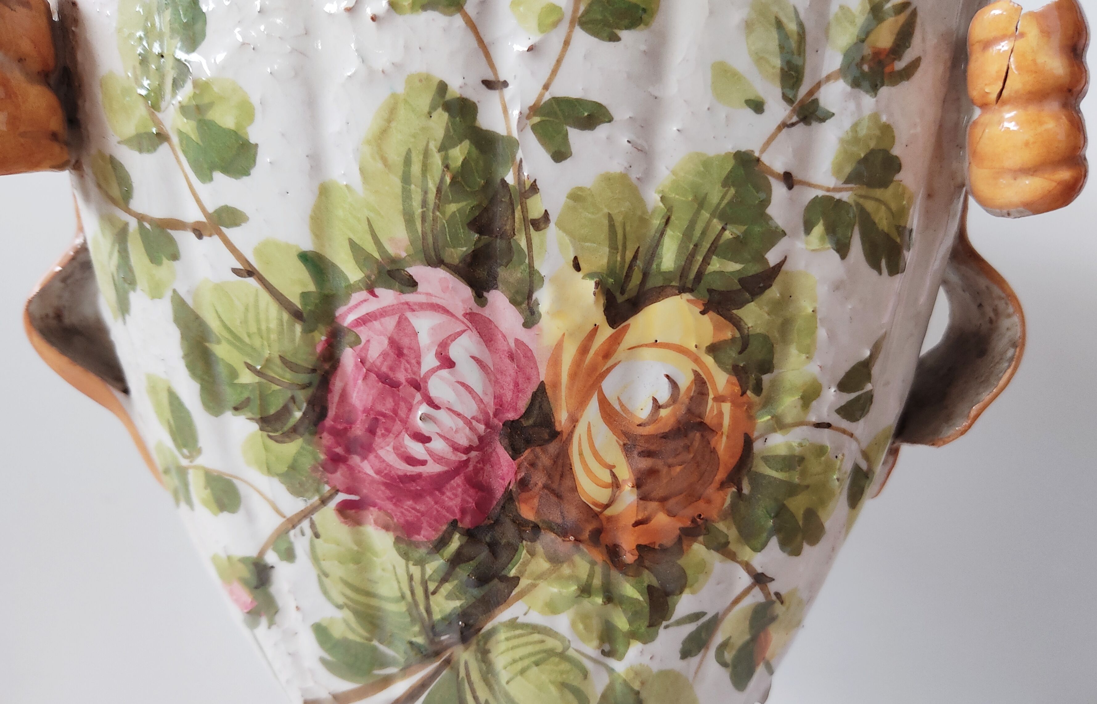 Vase vintage en faïence italienne