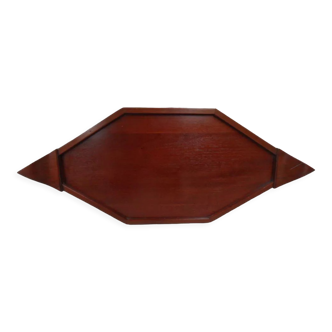 Art deco mahogany tray