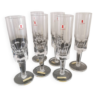 6 coupes champagne neuves