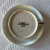 Cup with saucer Sarreguemines U&CIE