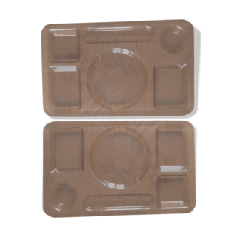 Lot de 2 Plateaux repas Guzzini