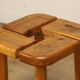 Vintage pine stool by Olof Ottelin - 1960