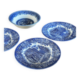 Assiettes et bol vintage