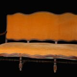 Louis XIII Bench, Oak, 17th Century, 3 Places