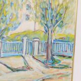 Swedish Oil on Canvas – “Sapri, Italy” by Gunnar Ingemar Erixon