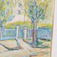 Swedish Oil on Canvas – “Sapri, Italy” by Gunnar Ingemar Erixon