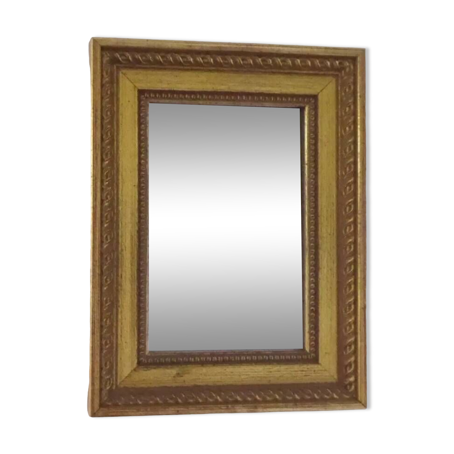 Small mercury mirror Wooden frame