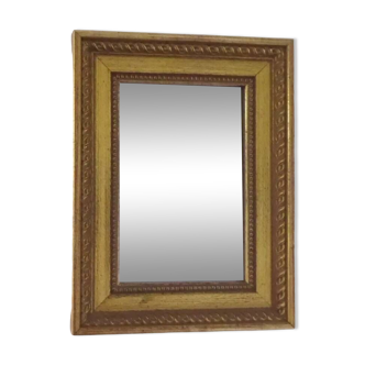 Small mercury mirror Wooden frame
