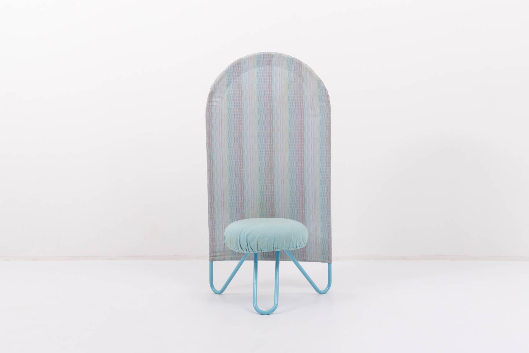 Rare Italian design high back chair by Bonaldo from 1980’s