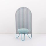 Rare Italian design high back chair by Bonaldo from 1980’s