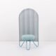 Rare Italian design high back chair by Bonaldo from 1980’s