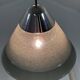 Peill & Putzler cone shaped glass hanging lamp, Germany