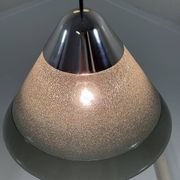 Peill & Putzler cone shaped glass hanging lamp, Germany