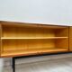 1960s Large Vintage Minimalistic Teak Sideboard with Metal Legs